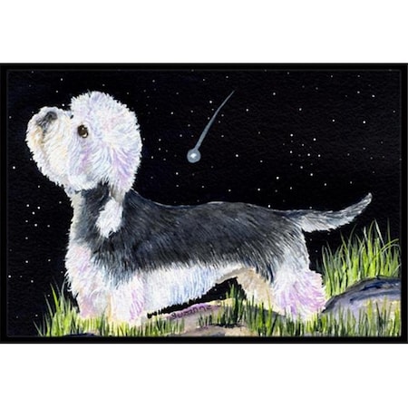 Carolines Treasures Carolines Treasures SS8486JMAT Starry Night Dandie Dinmont Terrier Doormat - 24 x 36 in. SS8486JMAT